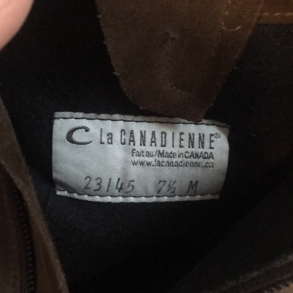 EUC Sz 7.5 La Canadienne brown suede booties - Picture 6 of 8